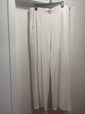 Cato Cream Wide-Leg Palazzo Pants